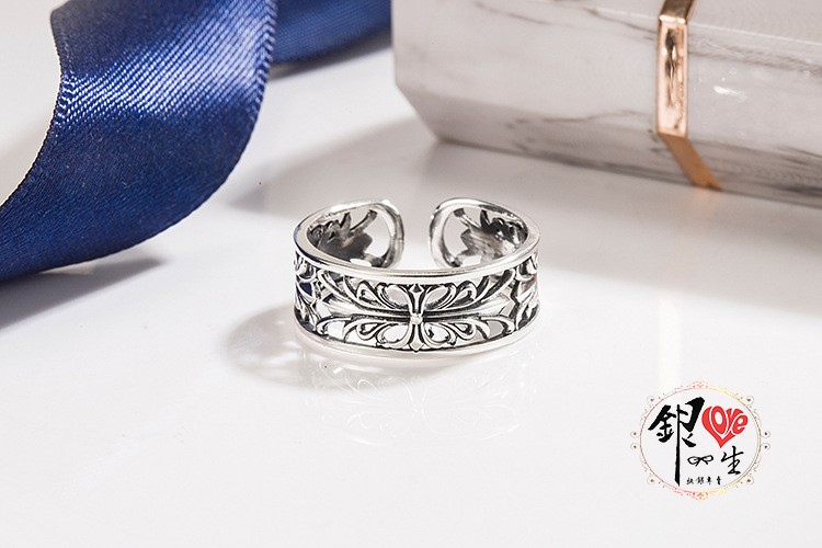  s925純銀戒指 復古十字 戒指